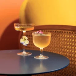 23 cl - Zafferano Sam Calice Cocktail FIzz In Vetro Set 4 Pz