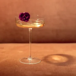 16 cl - Zafferano Sam Calice Cocktail Martini In Vetro Set 4 Pz
