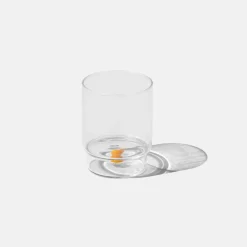 35 cl - Zafferano Teca Frutta Bicchiere Acqua In Vetro Set 6 Pz