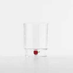 35 cl - Zafferano Teca Frutta Bicchiere Acqua In Vetro Set 6 Pz