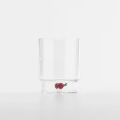 35 cl - Zafferano Teca Frutta Bicchiere Acqua In Vetro Set 6 Pz