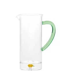 75 cl - Zafferano Teca Frutta Caraffa Fatta a Mano In Vetro Borosilicato