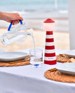 35 cl - Zafferano Teca Mare Bicchiere Acqua In Vetro Set 6 Pz
