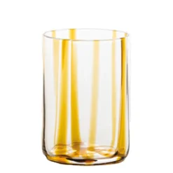 35 cl - Zafferano Tirache Bicchiere Acqua in Vetro Borosilicato - Set 6 Pezzi