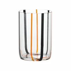 35 cl - Zafferano Tirache Bicchiere Acqua in Vetro Borosilicato - Set 6 Pezzi