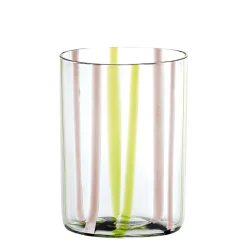 35 cl - Zafferano Tirache Bicchiere Acqua in Vetro Borosilicato - Set 6 Pezzi