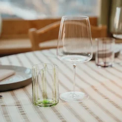 35 cl - Zafferano Tirache Bicchiere Acqua in Vetro Borosilicato - Set 6 Pezzi