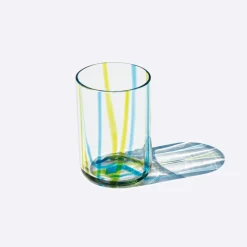 35 cl - Zafferano Tirache Bicchiere Acqua in Vetro Borosilicato - Set 6 Pezzi