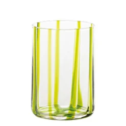 35 cl - Zafferano Tirache Bicchiere Acqua in Vetro Borosilicato - Set 6 Pezzi