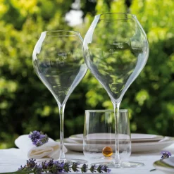 82 cl - Zafferano Ultralight Calice Vino Bianco in Vetro Fatto a Mano - Set 2 Pezzi