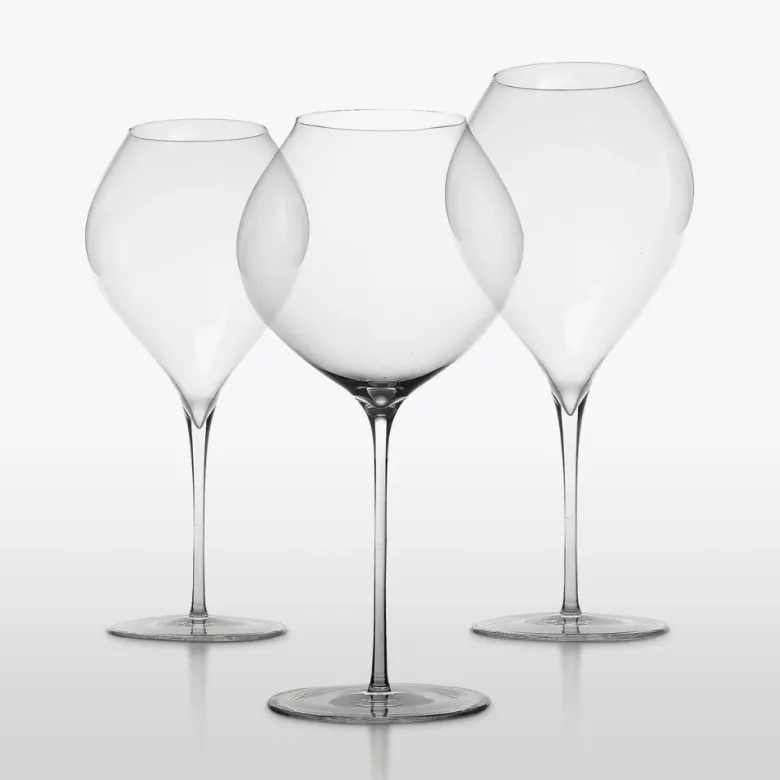 77 cl - Zafferano Ultralight Calice Vino Rosso in Vetro - Set 2 Pezzi