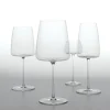 75 cl - Zafferano Ultralight Calice Vino Rosso in Vetro Fatto a Mano - Set 2 Pezzi