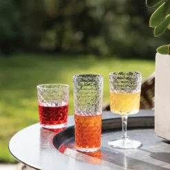 11 cl - Zafferano Veneziano Mixology Bicchiere Shot in Vetro - Set 4 Pezzi