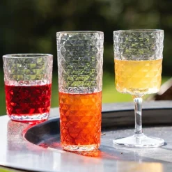 8 cl - Zafferano Veneziano Mixology Calice Liquore in Vetro - Set 4 Pezzi