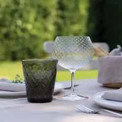 52 cl - Zafferano Veneziano Mixology Calice Gin Tonic in Vetro - Set 4 Pezzi