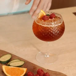 66 cl - Zafferano Veneziano Mixology Ballon XL Calice Gin Tonic In Vetro Set 2 Pz