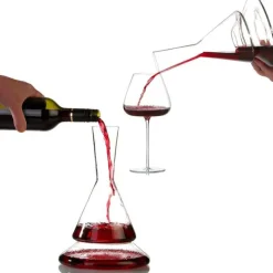 175 cl - Zieher Doppio Decanter in Vetro Borosilicato