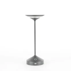 28 cm - Abert Tempo Lampada Da Tavolo Ricaricabile In Alluminio