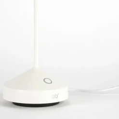 28 cm - Abert Tempo Lampada Da Tavolo Ricaricabile In Alluminio