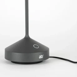 28 cm - Abert Tempo Lampada Da Tavolo Ricaricabile In Alluminio