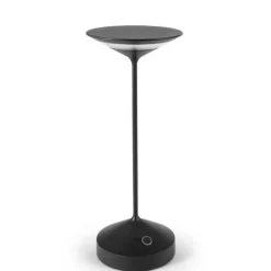 28 cm - Abert Tempo Lampada Da Tavolo Ricaricabile In Alluminio
