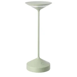 28 cm - Abert Tempo Lampada Da Tavolo Ricaricabile In Alluminio