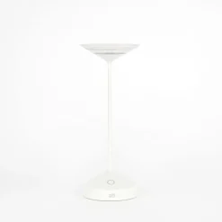 28 cm - Abert Tempo Lampada Da Tavolo Ricaricabile In Alluminio