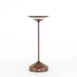 28 cm - Abert Tempo Lampada Da Tavolo Ricaricabile In Alluminio