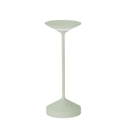 22 cm - Abert Tempo Mini Lampada Da Tavolo Ricaricabile In Alluminio