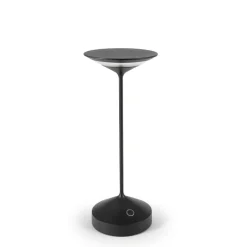 22 cm - Abert Tempo Mini Lampada Da Tavolo Ricaricabile In Alluminio