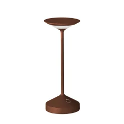 22 cm - Abert Tempo Mini Lampada Da Tavolo Ricaricabile In Alluminio