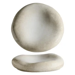 16.5 cm - Alberoshop Stone Piatto Presentazione Cuscino In Stoneware Set 4 Pz