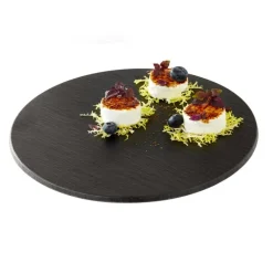 30 cm - Aps Slate Vassoio In Melamina