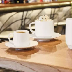 15.5 cm - Arcoroc Intensity Piattino Tazza Cappuccino In Vetro Opale
