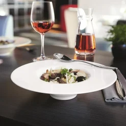 29 cm - Arcoroc Solution Piatto Pasta In Vetro Opale - Set 6 Pz