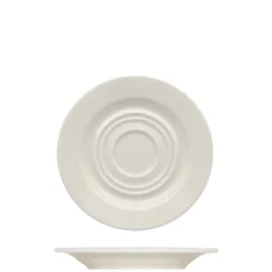 15 cm - Ariane Prime Piattino Tazza Thé In Porcellana - Set 12 Pz