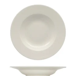 23 cm - Ariane Prime Piatto Fondo In Porcellana - Set 12 Pz