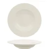 23 cm - Ariane Privilege Piatto Pasta In Porcellana - Set 6 Pz
