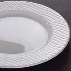 30 cm - Ariane Ripple Piatto Fondo In Porcellana - Set 12 Pz
