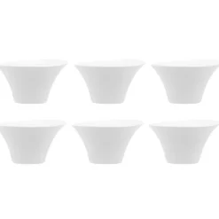 11 cm - Asymetrique Coppetta In Porcellana - Set 6 Pz