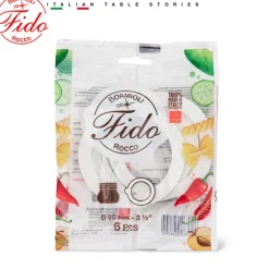9 cm Bormioli Rocco Fido Guarnizioni Fido In Vetro - Set 6 Pz