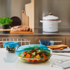 22 cm - Bormioli Rocco Frigoverre Evolution Contenitore Per Alimenti Ermetico In Vetro Temperato
