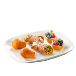 21.7 cm - Bormioli Rocco Grangusto Piatto Portata In Vetro Opale Temperato - Set 6 Pz