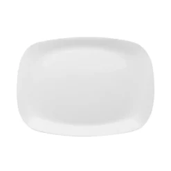 21.7 cm - Bormioli Rocco Grangusto Piatto Portata In Vetro Opale Temperato - Set 6 Pz