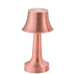23.5 cm - Campana Lampada Da Tavolo Dimmerabile In Alluminio