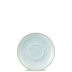 15.6 cm - Churchill Stonecast Piattino Tazza Cappuccino Rotondo In Porcellana