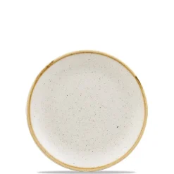 21.7 cm - Churchill Stonecast Piatto Frutta Dessert Rotondo In Porcellana Vetrificata