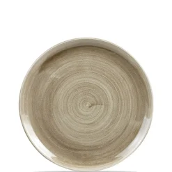 26 cm - Churchill Stonecast Piatto Piano Rotondo In Porcellana Vetrificata