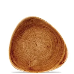 22.9 cm - Churchill Stonecast Piatto Piano Triangolare In Porcellana Vetrificata
