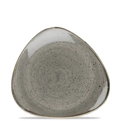 22.9 cm - Churchill Stonecast Piatto Piano Triangolare In Porcellana Vetrificata